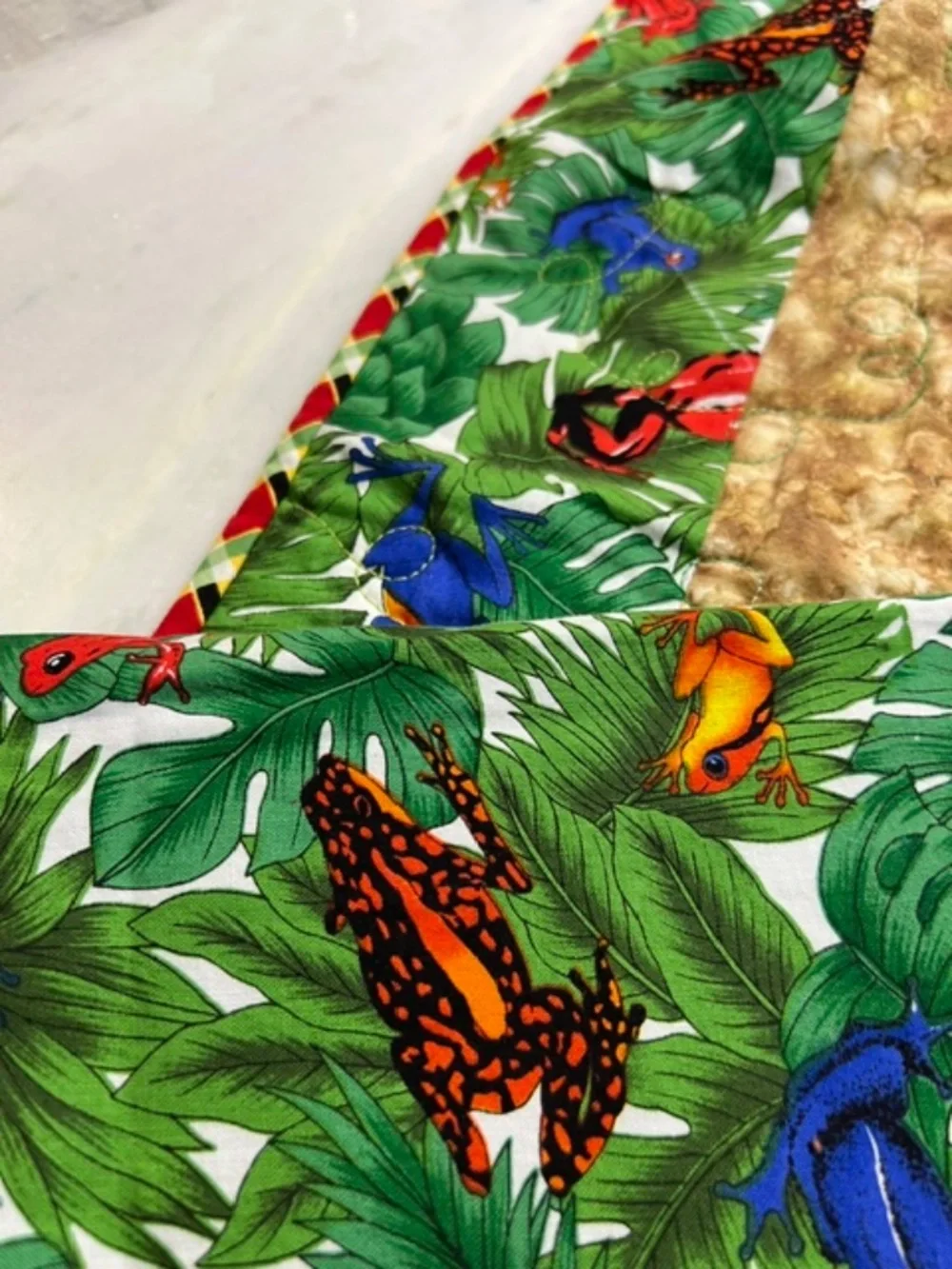 NWOT Handmade Children's or Decorative Quilt and Pillowcase Set